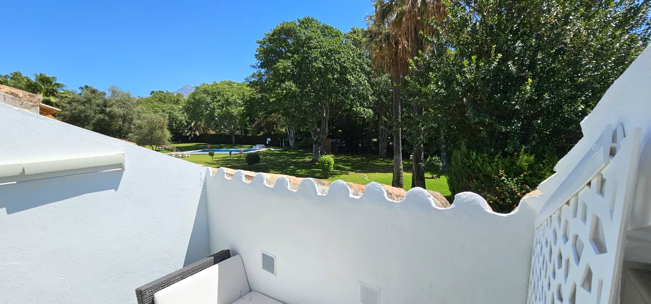 Vistas desde la terraza de Casa con Encanto en invierno, Marbella